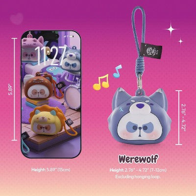 Mr.Pa Morphling Little Pa Series Silicone Case for Wireless Earbuds Blind Box Collectible