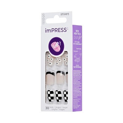 imPRESS Press-On Manicure Fake Nails - Going Wild - 33ct