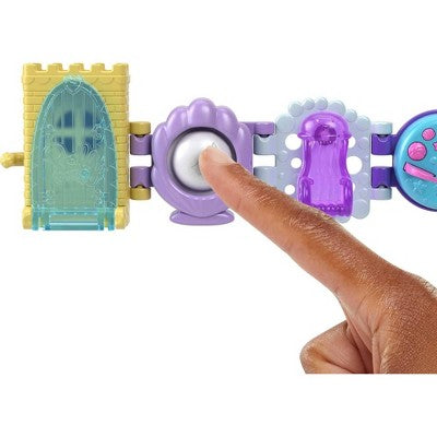 Polly Pocket Bracelet Treasures Mermaid Wearables with Snap-Together Sections and Micro Doll