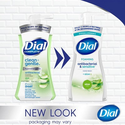 Dial Sensitive Aloe Hand Soap Foam Pump - 10 fl oz