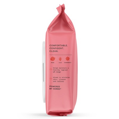 The Honey Pot Bergamot Rose Wipes - 30ct