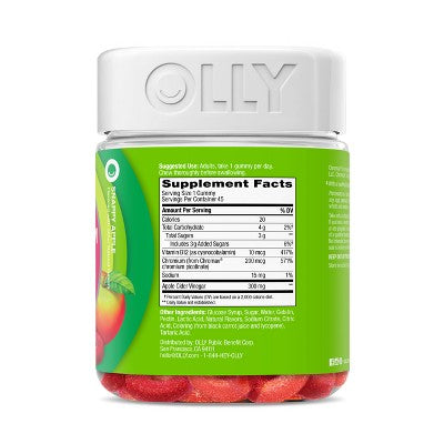 OLLY Metabolism Gummy Rings - 45ct