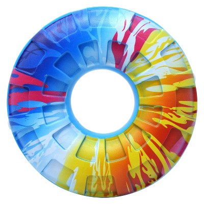 NERF TPR Color Blast Squeak Dog Ring Toys