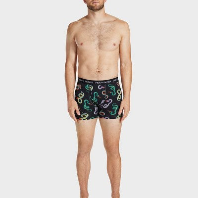 Pair of Thieves Men's Snake Print Super Fit Boxer Briefs 2pk - M