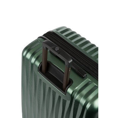 SWISSGEAR Energie Hardside Large Checked Spinner Suitcase - Green: Expandable