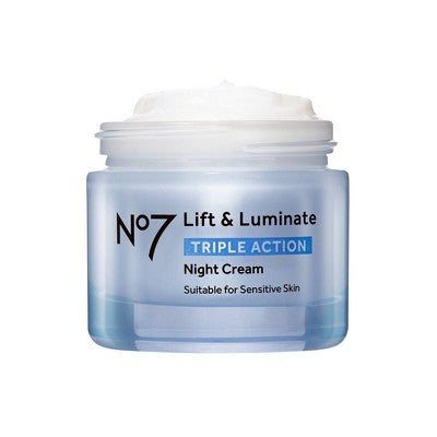 No7 Lift & Luminate Triple Action Night Cream - 1.69 fl oz