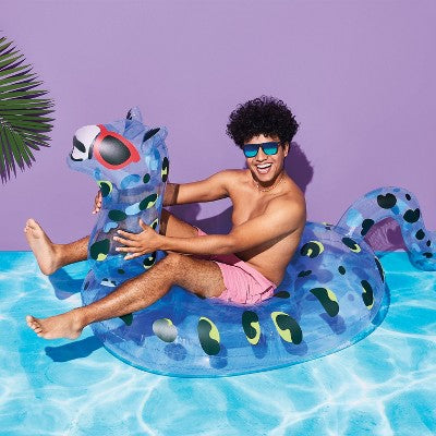 Pool Float Leopard - Sun Squad: PVC Water Inflatable for 1 Person