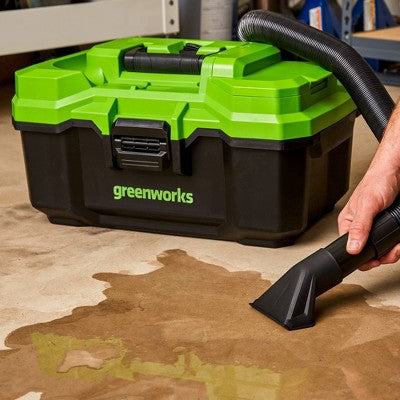 Greenworks POWERALL 24V Cordless Brushless 3Gal Wet/Dry Vac with 4Ah Battery and Charger (LOCAL PICKUP ONLY)