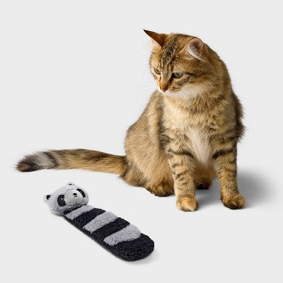 Raccoon Kicker Plush Cat Toy - Boots & Barkley