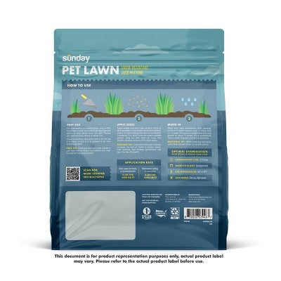 Sunday Pet Lawn Seed 5lbs