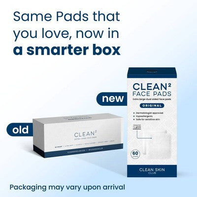 Clean Skin Club Clean Face Pads - 60ct