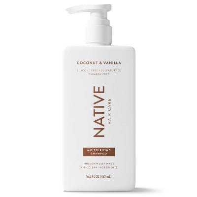 Native Coconut & Vanilla Moisturizing Shampoo for Men & Women - 16.5 fl oz