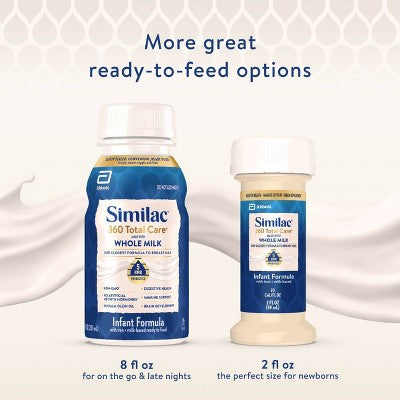 Similac 360 Total Care Whole Milk Ready to Feed Infant Formula- 32 fl oz
