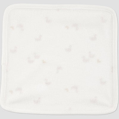 Carter's Just One You? Baby Duck Washcloth - Gray: Cotton Terry Animal Print 9"x9"