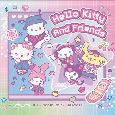 DateWorks 12"x12" 2026 Hello Kitty Wall Calendar