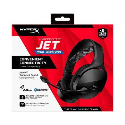 HyperX Cloud Jet Dual Wireless Gaming Headset - Black