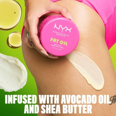 NYX Professional Makeup Fat Oil Body Butter with Shea Butter & Avocado Oil - Suga Baddie - 1.7 fl oz