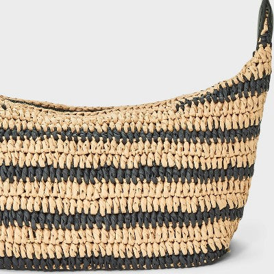 Soft Shoulder Crochet Bag - A New Day Black