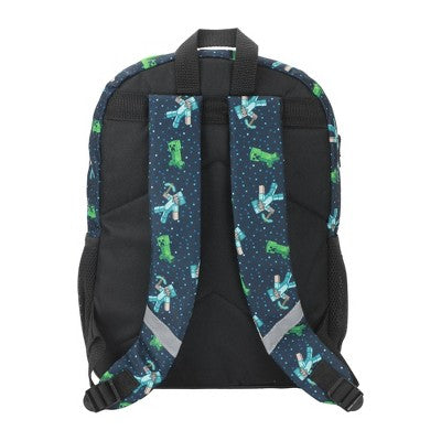 Minecraft 16" Backpack 5pc Set with Headphones - Black