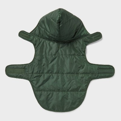 Classic Puffer Dog Vest - Wondershop Dark Green M