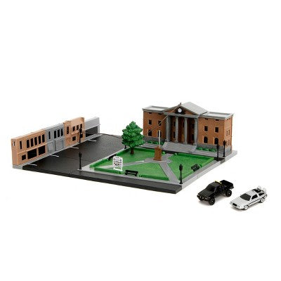 Jada Back to the Future Clock Tower Nanoscene Vehicle Playset
