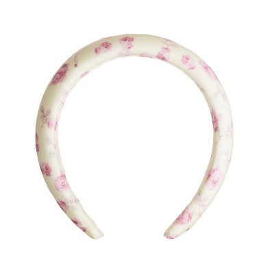 LoveShackFancy x Target - Goody Ribbon Rosa Padded Headband 1CT Sterling Dusk