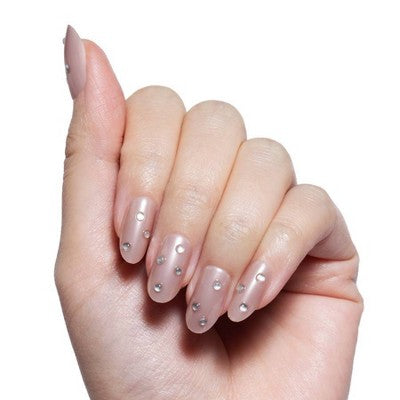 Olive & June Press-On Fake Nails - Maximalist - M Oval - Diamond Chrome Mani - 42ct