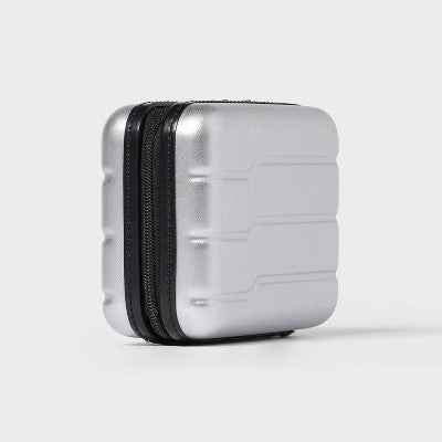 Hardside Dopp Kit Case - Open Story Silver