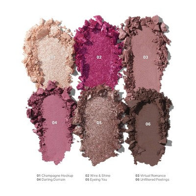 Morphe Love Byte Eyeshadow Palette - 7.5g: Pressed Powder, Dark Tones, Light Tones, Medium Tones
