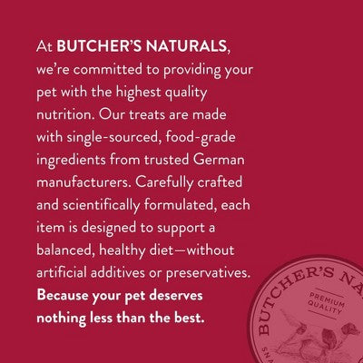 Butcher's Naturals Beef Flavor Rawhides Dog Treats - 8oz