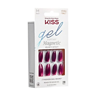 KISS Products Gel Fantasy Magnetic Fake Nails - Stream - 31ct