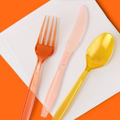 Fall Premium Plastic Cutlery - 36ct - up&up