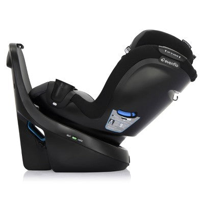 Evenflo Revolve 360 Slim 2-in-1 Rotational Convertible Car Seat - Canton Black (LOCAL PICKUP ONLY)