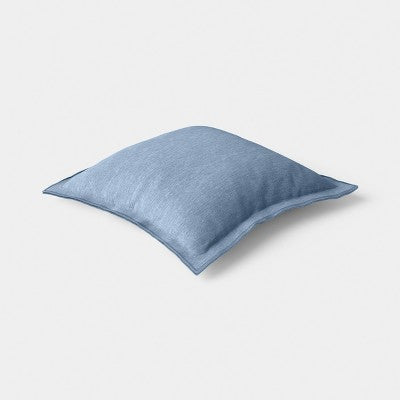 20"x20" Square Outdoor Throw Pillow Blue - Threshold