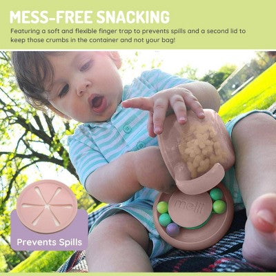 Melii Abacus Snack Container - 11.5 fl oz - Pink
