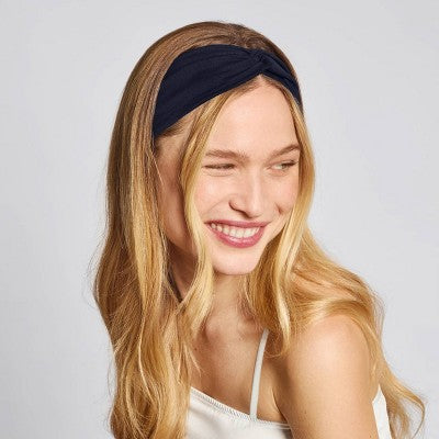 Kitsch-Mass Recycled Fabric Wide Twist Headbands - Garden Bouquet - 2ct