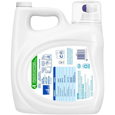 All Unscented Free Clear for Sensitive Skin HE Liquid Laundry Detergent 123 Loads - 154 fl oz