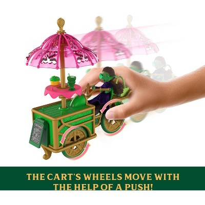 Universal Pictures' Wicked Emerald City Dessert Cart Toy with Cart, Small Doll & 7 Accessories