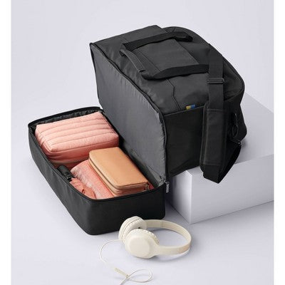Weekender Bag with Drop-Bottom - Open Story Black (LOCAL PICKUP ONLY)