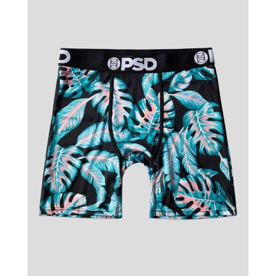 PSD Men's Tropical Flamingo Print Briefs - Blue/Pink XXL