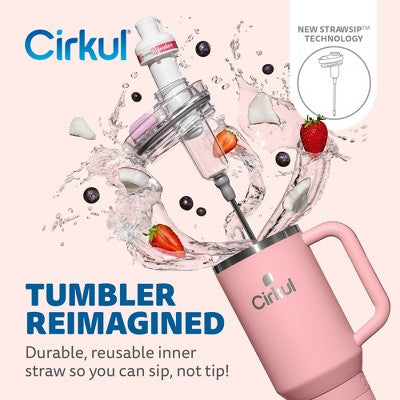 Cirkul Blush Pink All-Day StrawSip Tumbler Starter Kit - 40oz