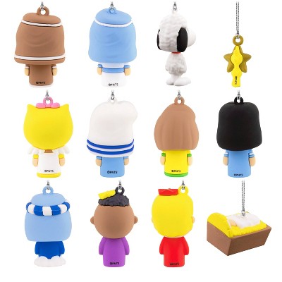 Hallmark 12pc Peanuts Nativity Countdown Christmas Tree Ornament Set