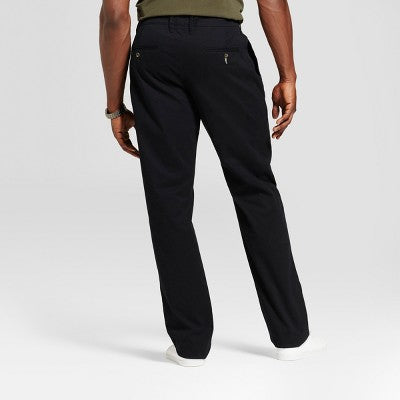 Men's Tall Athletic Fit Chino Pants - Goodfellow & Co Black 30