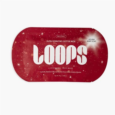 LOOPS Berry Dewy Hydrating Hydrogel Face Mask - 1.06oz