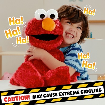 Sesame Street Tickle Me Elmo Giggle Max Interactive Plush Toy