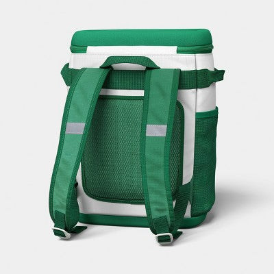 24 Cans/20.4qt Backpack Cooler Green - Sun Squad