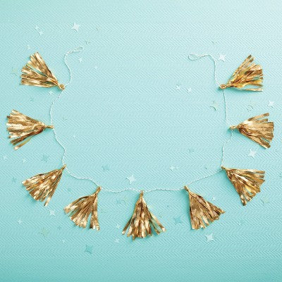 Metallic Gold Tassel Garland - Spritz