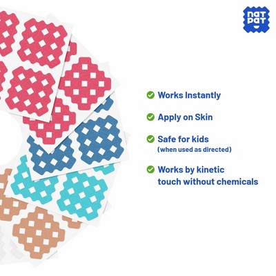 NATPAT 24ct"MagicPatch" Itch Relief Stickers Anti-Itch Treatment for Mosquito Bite Relief Safe and Natural