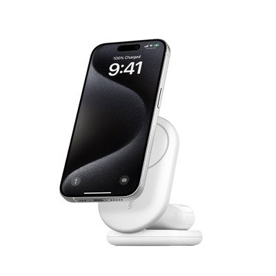 Belkin Qi2 2-in-1 Stand - White