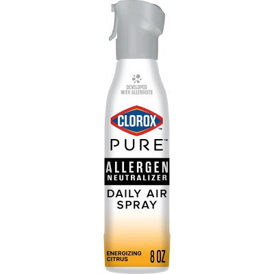 Clorox PURE Allergen Neutralizer Daily Air Spray Air Fresheners Energizing Citrus - 8oz